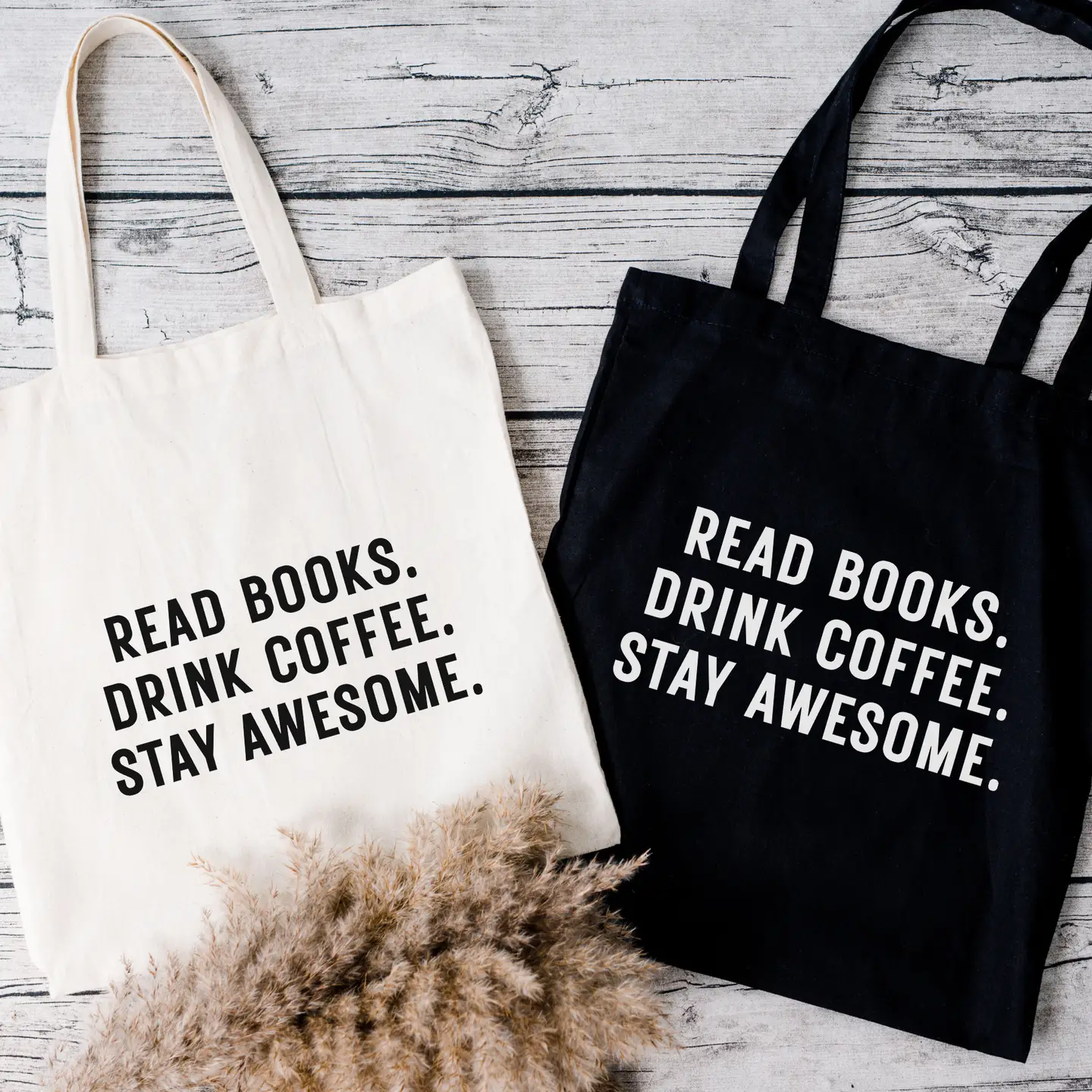 Books and Coffee Tote Bag