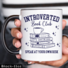 Introverted Book Club Mug