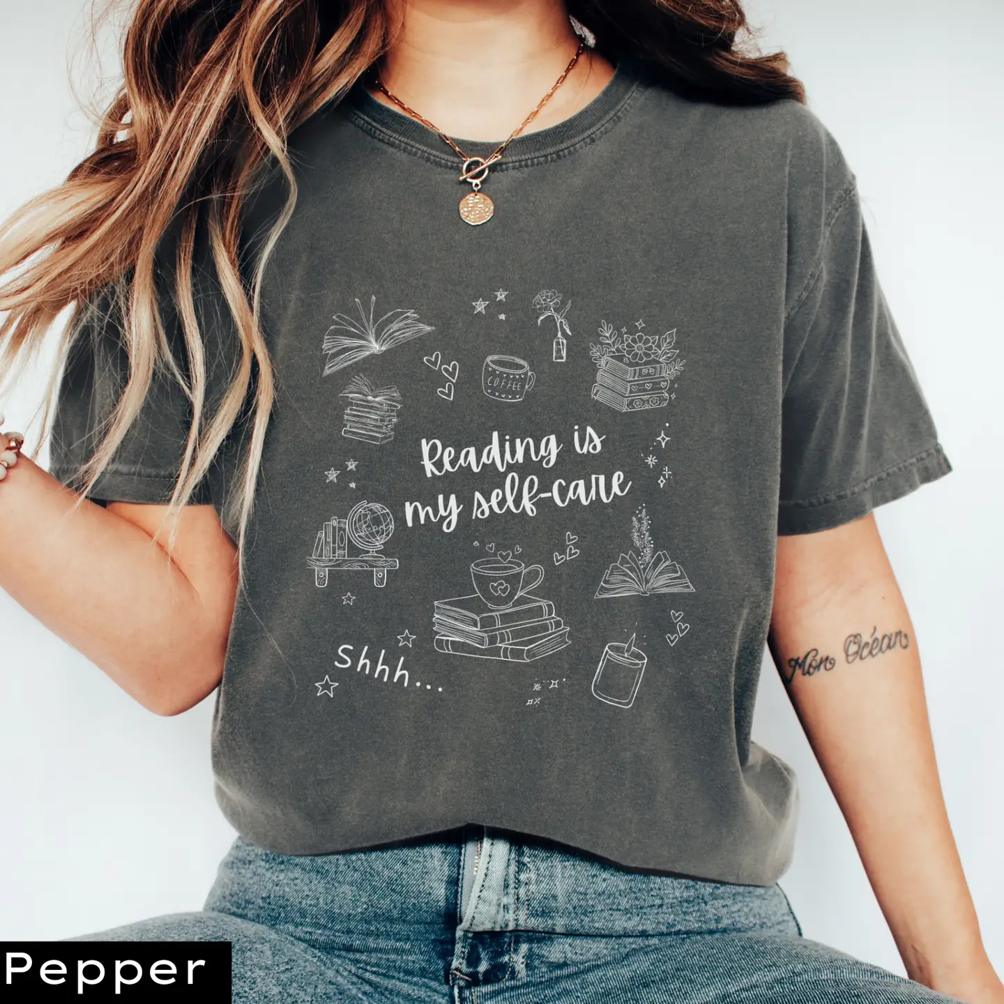 Reading is My Self-Care T-shirt - Image 8