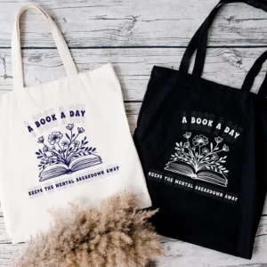 A Book A Day Tote Bag