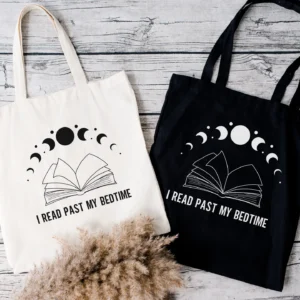 I Read Past My Bed Time Tote