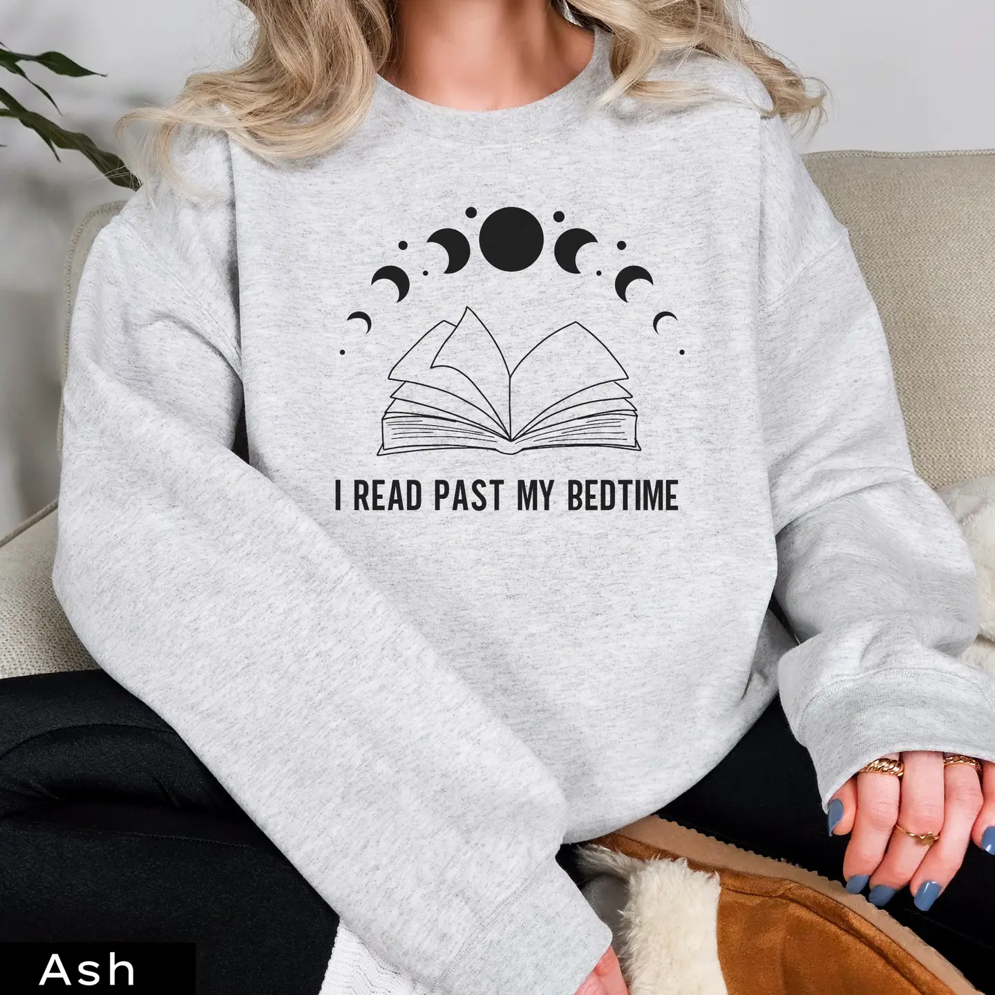 I Read Past My Bedtime Sweatshirt - Image 8