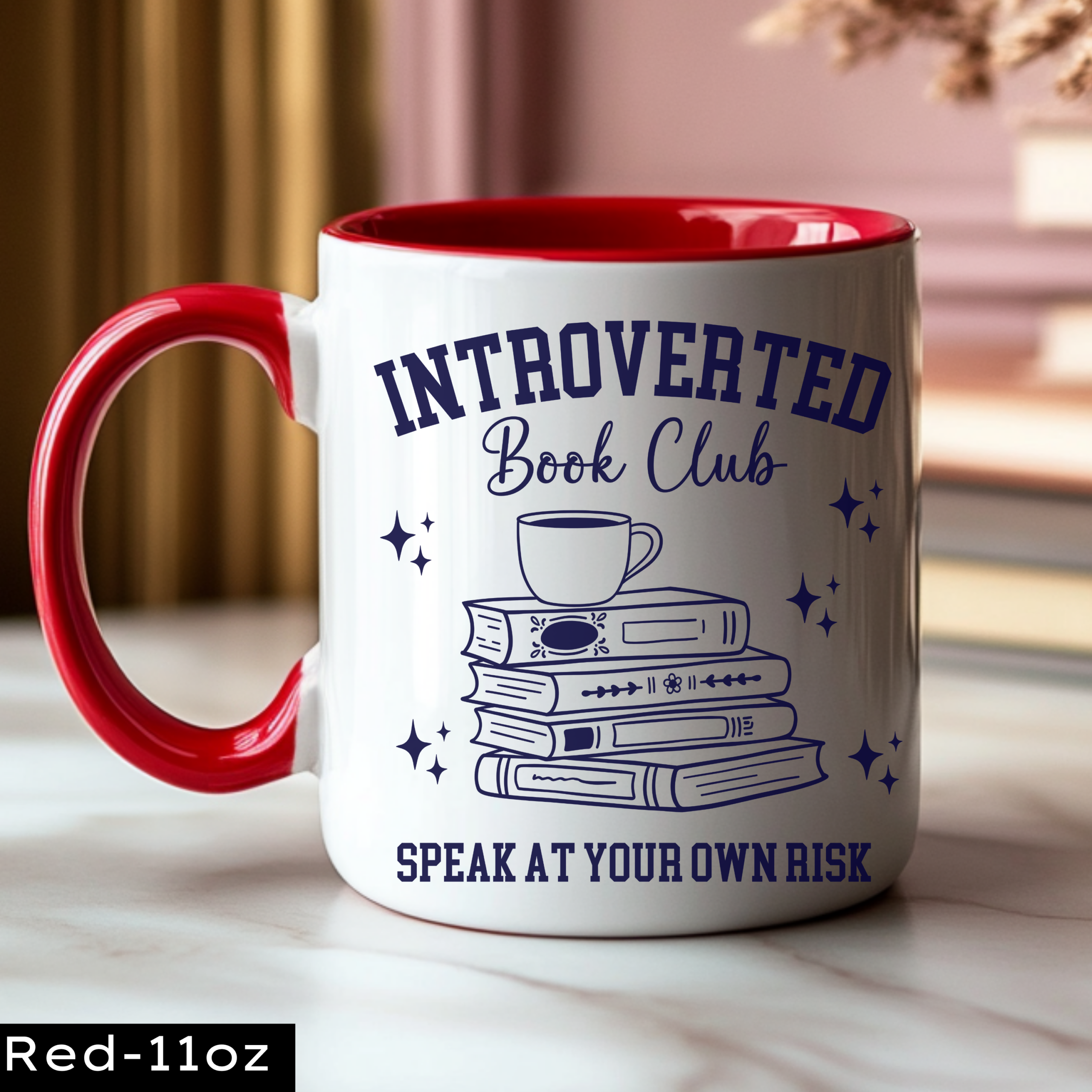 Introverted Book Club Mug - Image 5