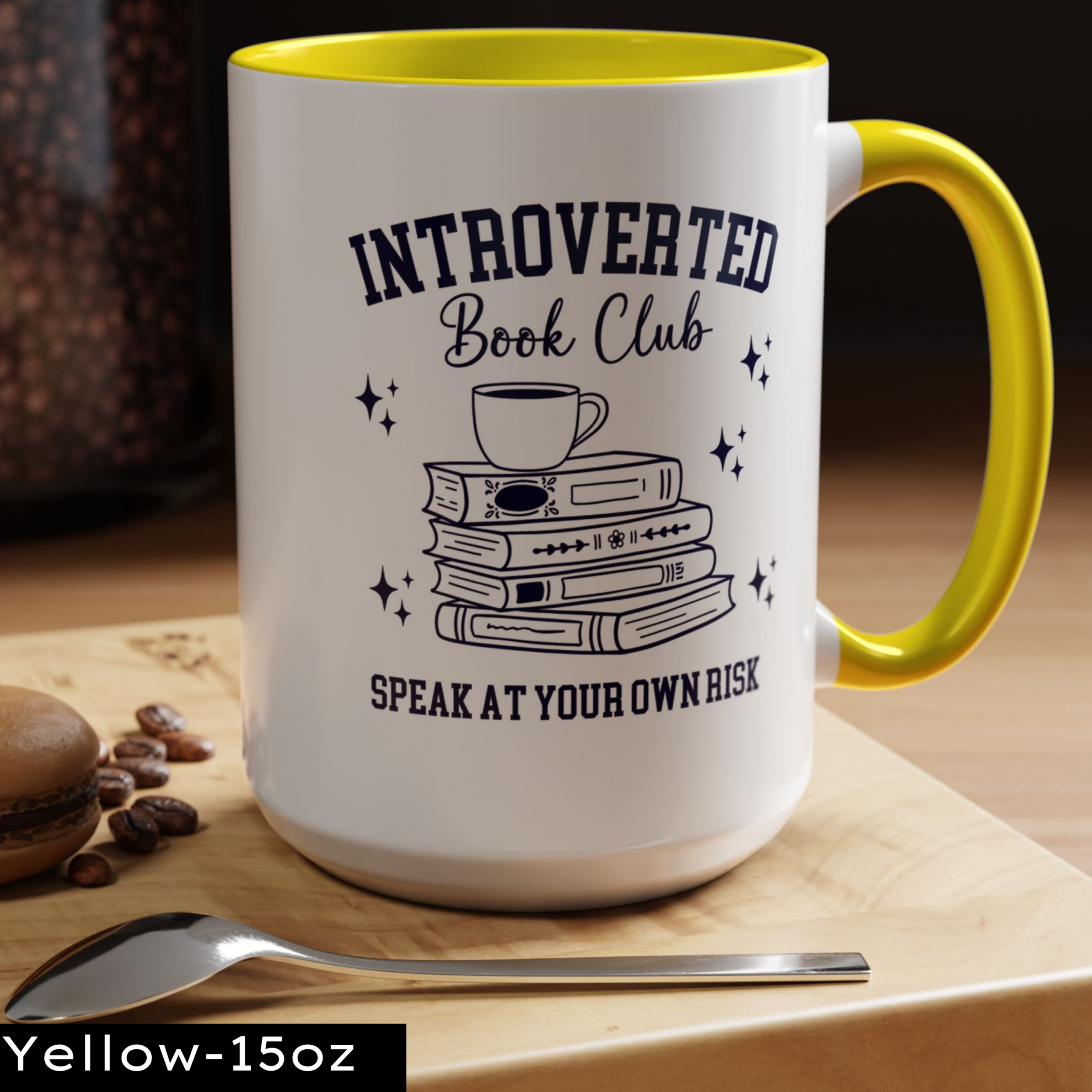 Introverted Book Club Mug - Image 8