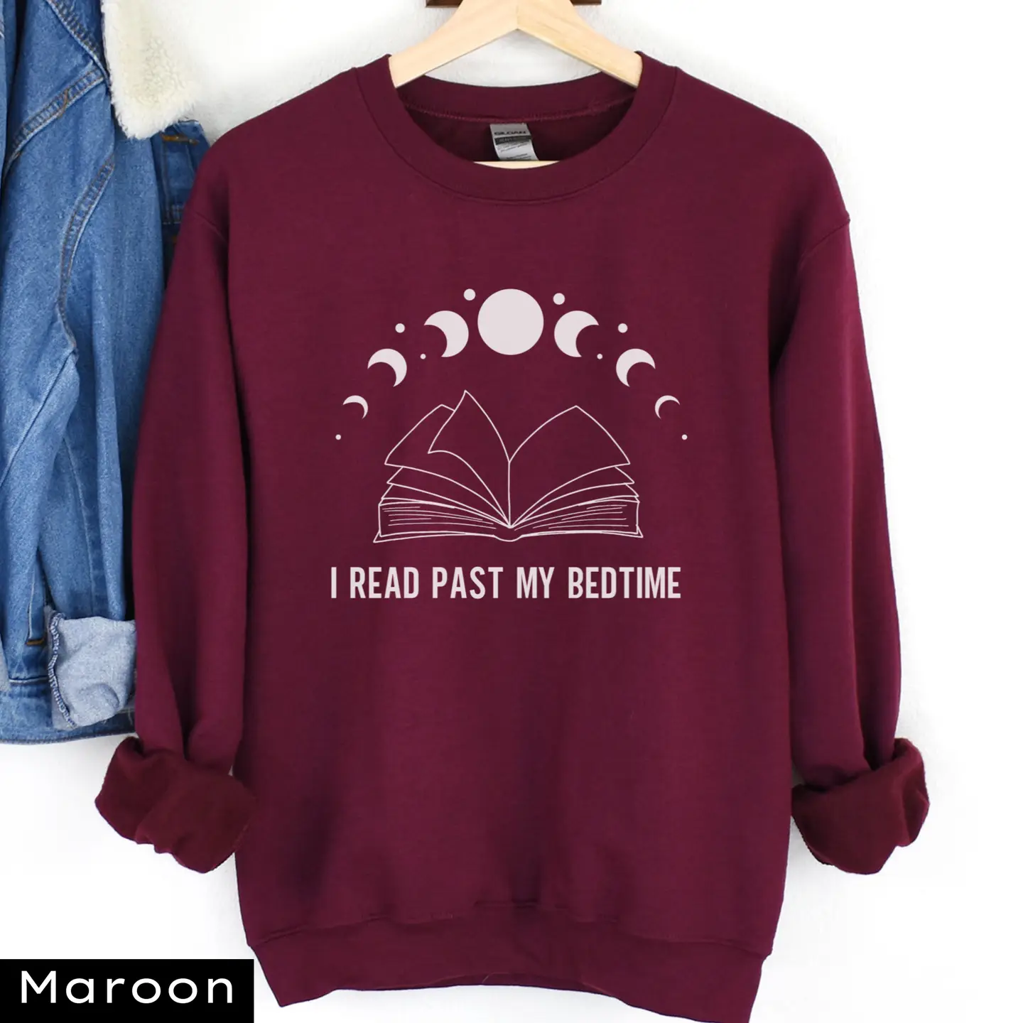 I Read Past My Bedtime Sweatshirt - Image 10