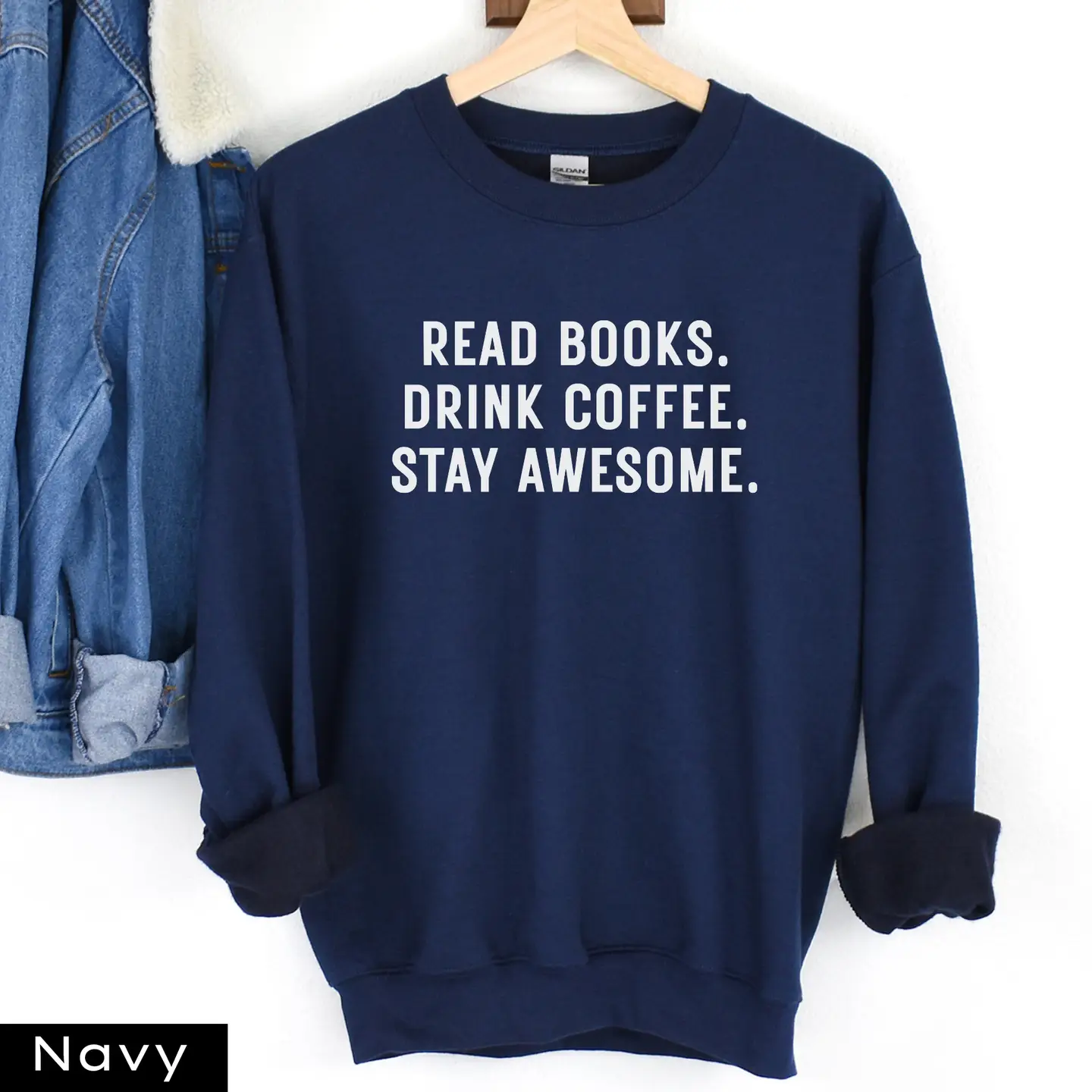 Read Books Drink Coffee Sweatshirt - Image 5