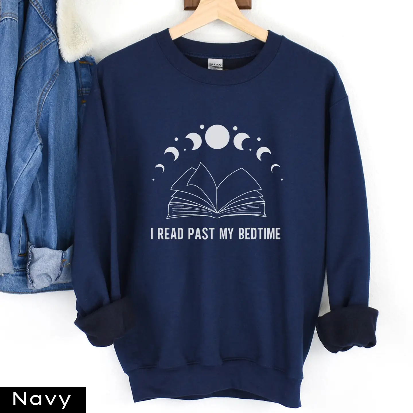 I Read Past My Bedtime Sweatshirt - Image 9