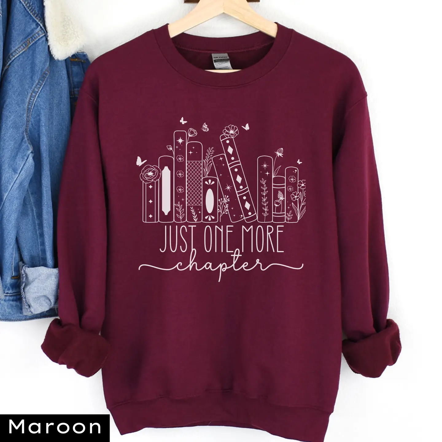 Just One More Chapter Sweatshirt - Image 4