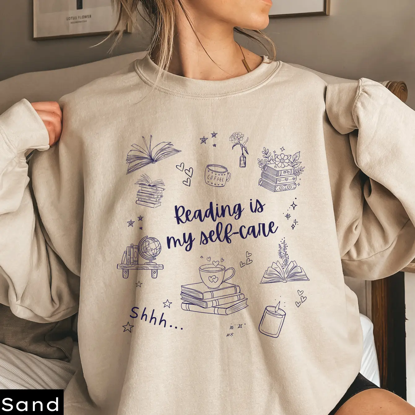 Reading is My Self-Care Sweatshirt