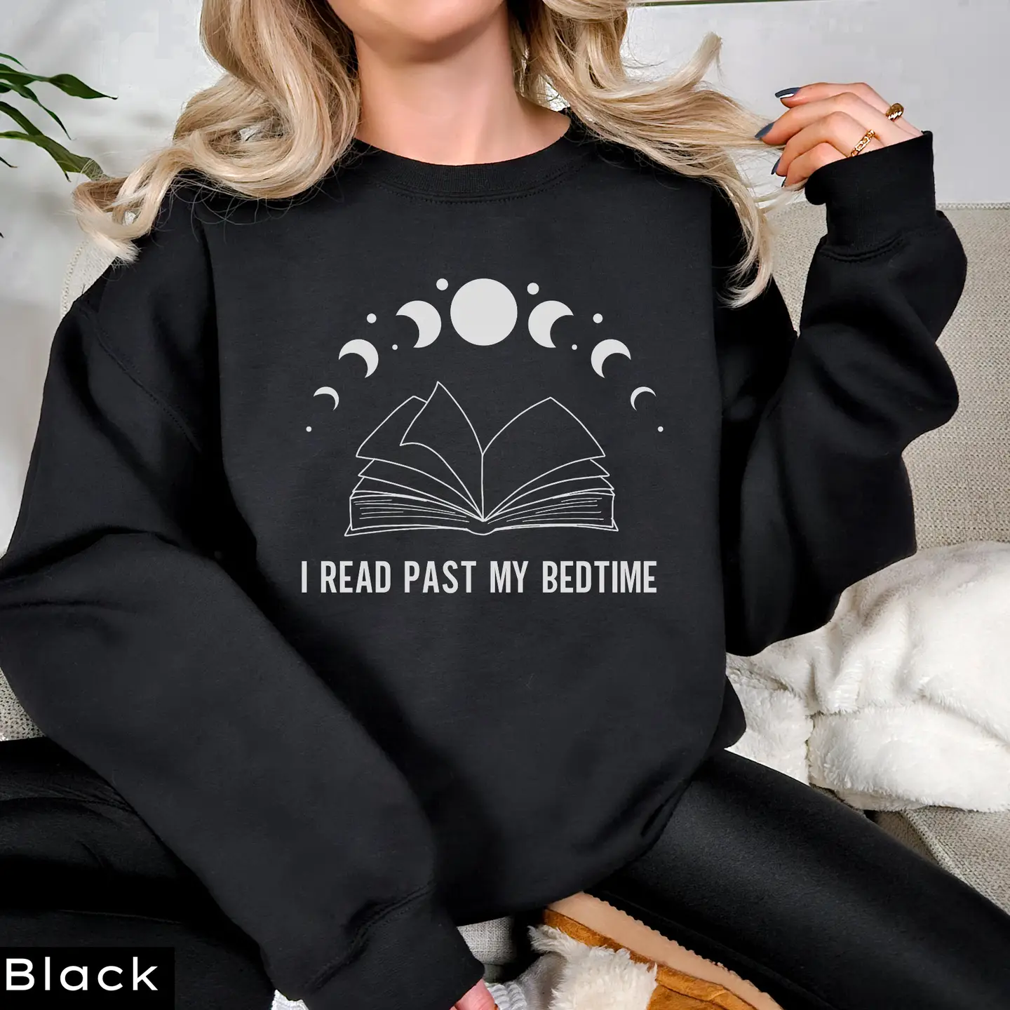 I Read Past My Bedtime Sweatshirt - Image 5