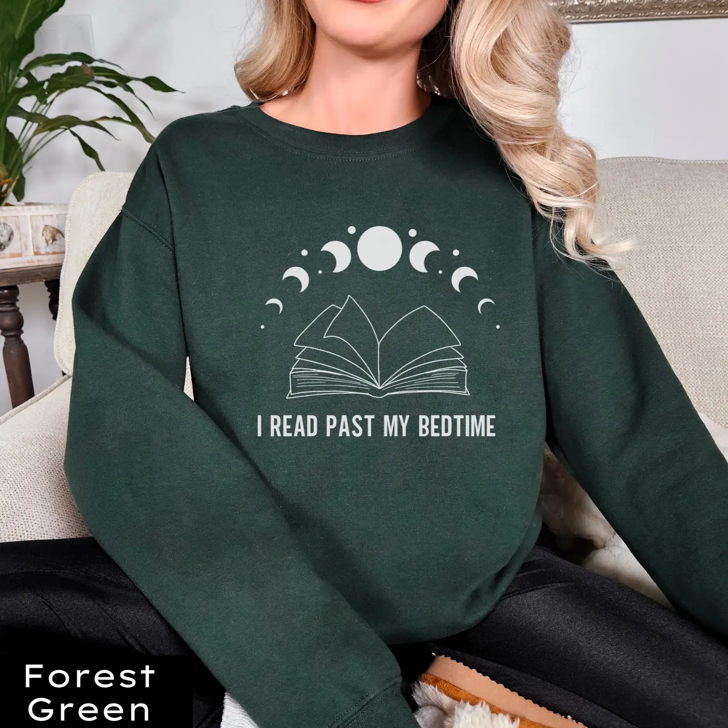 I Read Past My Bedtime Sweatshirt - Image 6